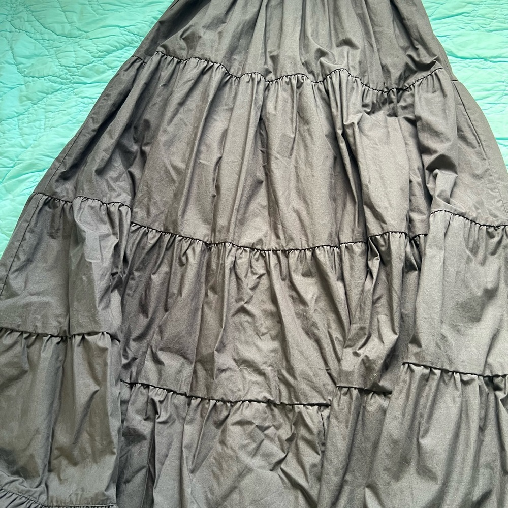 Magali Pascal Elegant Black/Gray Halter Backless Tiered Maxi Dress. Size S. NWT. - Picture 4 of 8
